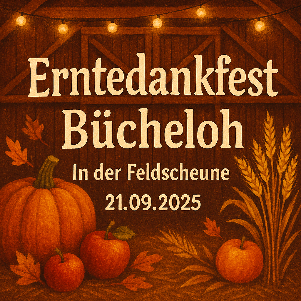 Erntedankfest in Bücheloh Erntedankfest in der Feldscheune Bücheloh